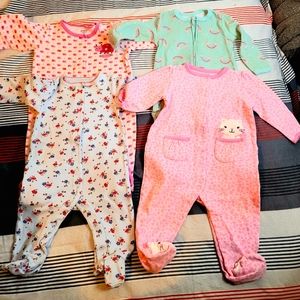 Lots of Babygirl footsie (bundle)